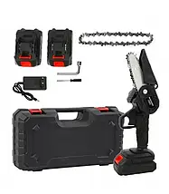 Акумуляторна пила у валізі з 2 акумуляторами на 48V мініобрізна пила з літієвою батареєю, фото 5