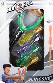 Рогатка з стрілами-присосками