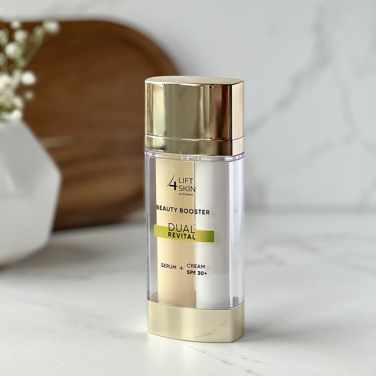Сироватка з вітаміном С 12% + Крем відновлюючий Lift4Skin Dual Revital Serum SPF30