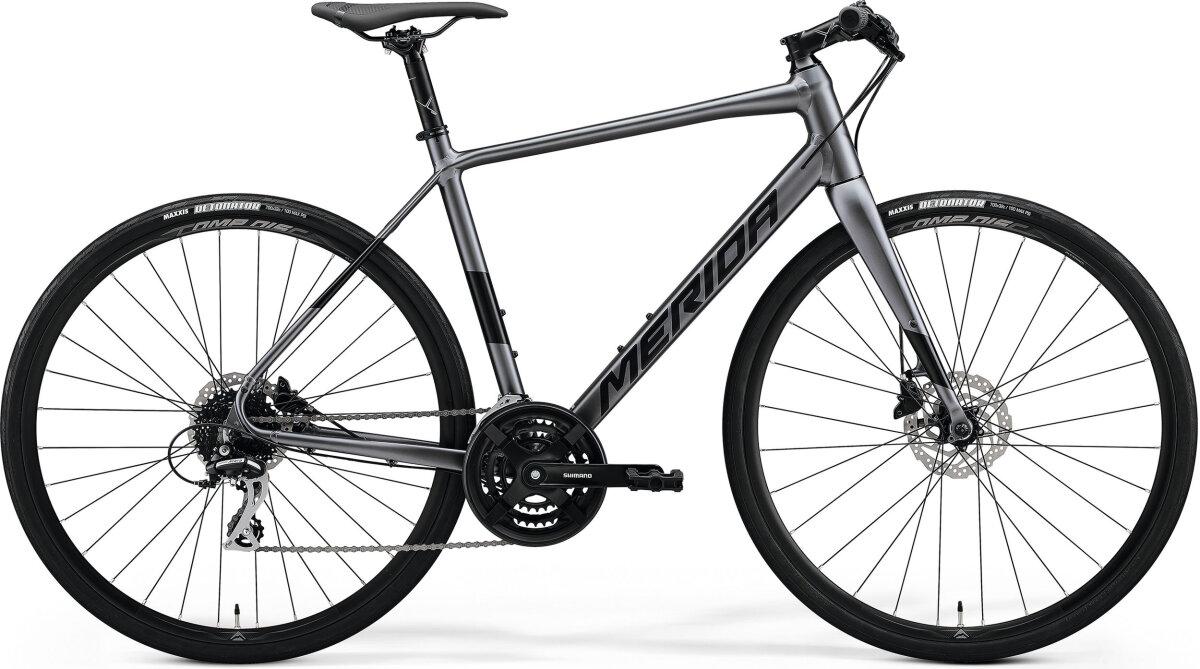 Велосипед MERIDA SPEEDER 100,S(50),SILK DARK SILVER(BLACK)