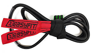Гумова петля-еспандер лижника, боксера, плавця EasyFit d-12 мм l-3м, червоний