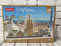 3D пазл CubicFun City Line Барселона (MC256h) ms