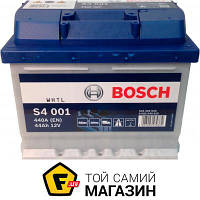Автомобильный аккумулятор Bosch S4 44Ач 440А (44 402 044/0092S40010)