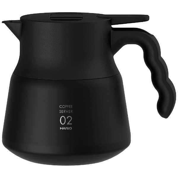 Сервер термос Hario Insulated V60 02 600 мл Чорний