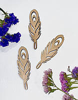 Набір дерев'яних перів підвісок для ловця снів 3