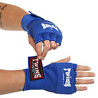 Перчатки-бинты гелевые внутренние для бокса и единобордств Twins Special 003 размер L Blue