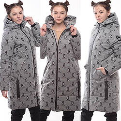 Зимова світловідбивна куртка для дівчинки «Олівія», розміри на зріст 140 — 158