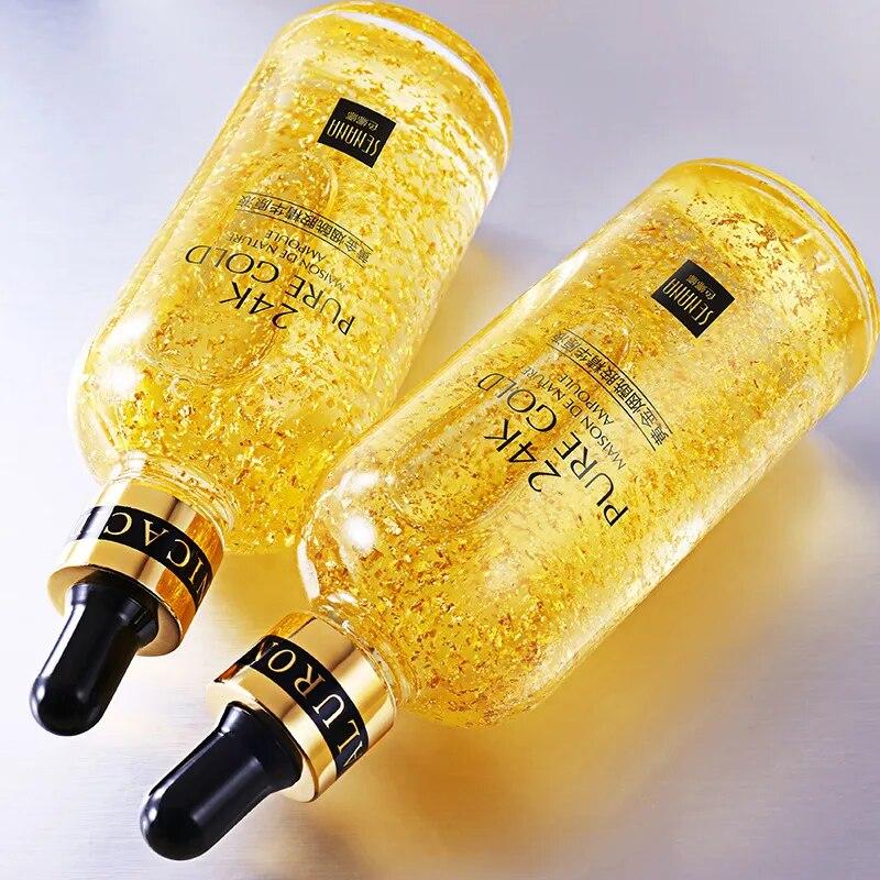 Сироватка для обличчя Senana Beautecret Niacinamide Essence Liquid з нікотинамідом і 24К золота 50 мл