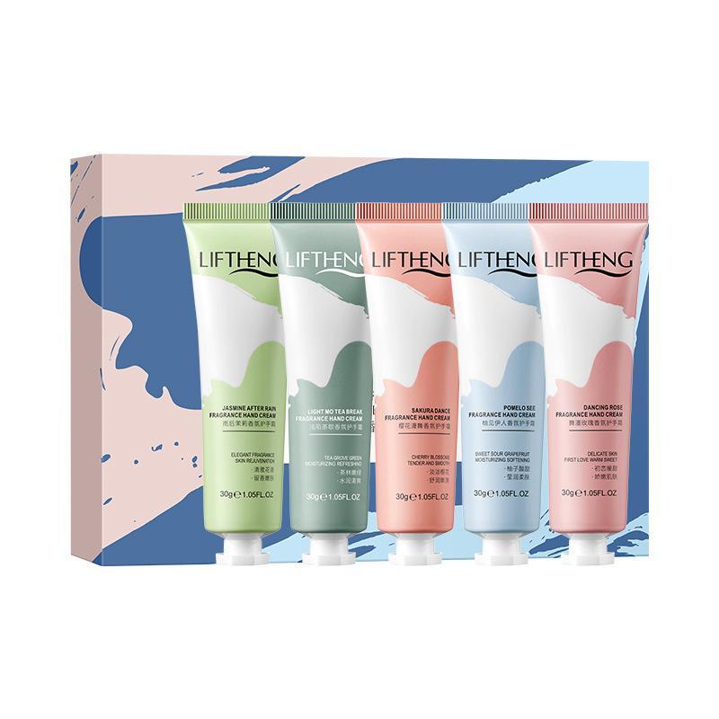 Крем рук набір 5шт Liftheng perfume hand cream 30g*5