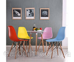 Стілець Тауер Вуд пластиковий жовтий, фото 3