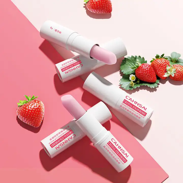 Гігієнічна помада зволожувальна Cahnsai Lip Balm Полуниця