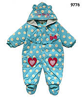 Демісезонний комбінезон для дівчинки. 3, 6 міс