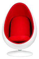 Кресло яйцо Ovalia Egg Style Chair белое корпус