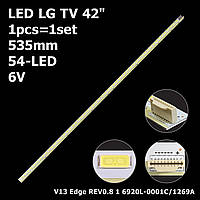 LED підсвітка LG TV 42" 42LA691V, 42LA710V, 42LA730V, 42LA740V, KDL-42R500A, 42E600Y, LED42R5100DE 1шт.