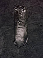 Теплый универсальный чехол для гипса, шины на ноге, непромокаемая плащевка (черный)