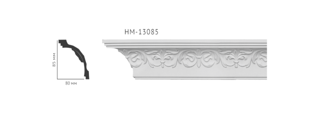 Карниз Classic Home HM-13085 (80х85)мм