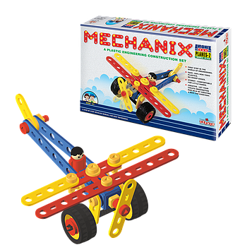 Конструктор поліпропіленовий, розвиваючий "MECHANIX" Літак №2 (81 елм./7 моделей)