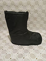 Теплый универсальный чехол для гипса, шины на ноге, непромокаемая плащевка (черный)