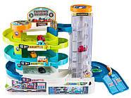 Дитячий автотрек паркування автотренажер T 103-55 Y пісні звукові ефекти автоматичний ліфт, фото 8