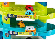 Дитячий автотрек паркування автотренажер T 103-55 Y пісні звукові ефекти автоматичний ліфт, фото 6