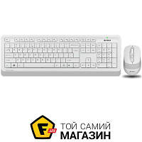 Комплект (клавиатура и мышь) A4Tech FG1010 USB White