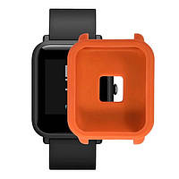 Защитный чехол для смарт часов Amazfit Bip / Bip Lite / Bip S оранжевый
