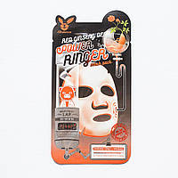Тканевая маска с женьшенем Elizavecca Red Ginseng Deep Power Ringer Mask Pack