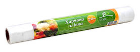 Харчова стретч плівка для пакування, обгортання та зберігання продуктів 300 мм * 15 метрів FreePack