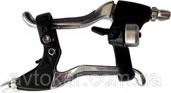 Ручки гальмівні BL-409 з дзвінком ORG, фото 1