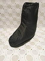 Теплый универсальный чехол для гипса, шины на ноге, непромокаемая плащевка (черный)
