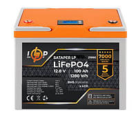АКБ 12 V  100 Ah Logic Power Lifepo4, 12-100 літій-залізо-фосфатний, LCD, BMS 80 Ah для ДБЖ