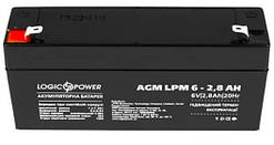 АКБ 6 V 2,8 Ah Logic Power AMG LPM 6-2,8 (13,3x3,3x5,9 см)