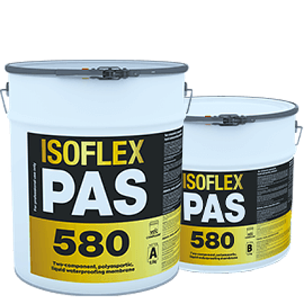 Ізофлекс-Пас 580 / Isoflex-Pas 580 - двокомпонентна полімочевина холодного нанесення, біла (к-т 15 кг), фото 1