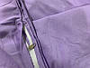 Постільна білизна полісатин однотонна євро ELWAY EW292 Фіолетовий, фото 8