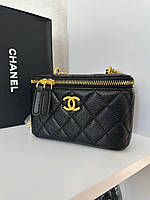 Женская стильная сумка Шанель черная Chanel Black