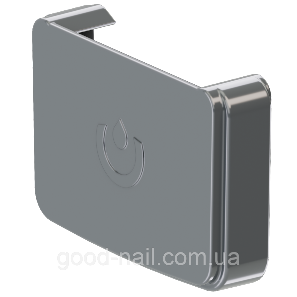 Заглушка квадратної ринви пластикової водостічної системи KROP 135\80мм, фото 1