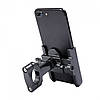 Велотримач під телефон BENGGUO BG-098 ALUMINUM велосипедний тримач Чорний, фото 3