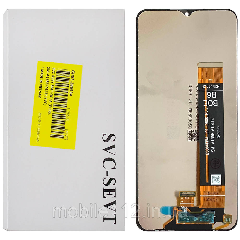 Екран (дисплей) Samsung Galaxy A13 4G A135F, A23 A235 A23 5G A236B, M13 M135F, M23 5G M236B, M33 5G M336B з тачскріном SM-A135F