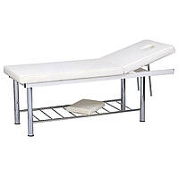 Стаціонарний масажний стіл для огляду кушетка для масажу 2-х секційний для косметолога 2203