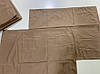 Постільна білизна полісатин однотонна євро ELWAY EW370 Какао, фото 9