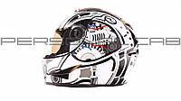 Шлем-интеграл (mod:B-500) (size:L, черно-белый) BEON
