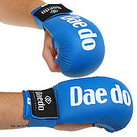 Перчатки накладки для каратэ DAEDO синие KM600 L