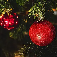 24 шт., рождественские шары, украшения для рождественской елки