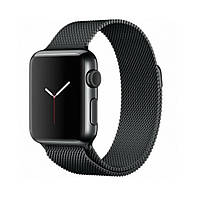 Ремешок для часов Milanese loop steel bracelet Apple watch, 42-44 мм. Black