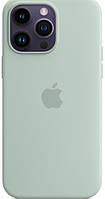 Чехол-накладка Memumi Liquid Silicone Series Case with MagSafe iPhone 14 Pro Max (green)