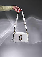 Женская стильная сумка Марк Джейкобс белая Marc Jacobs The Snapshot White Gold