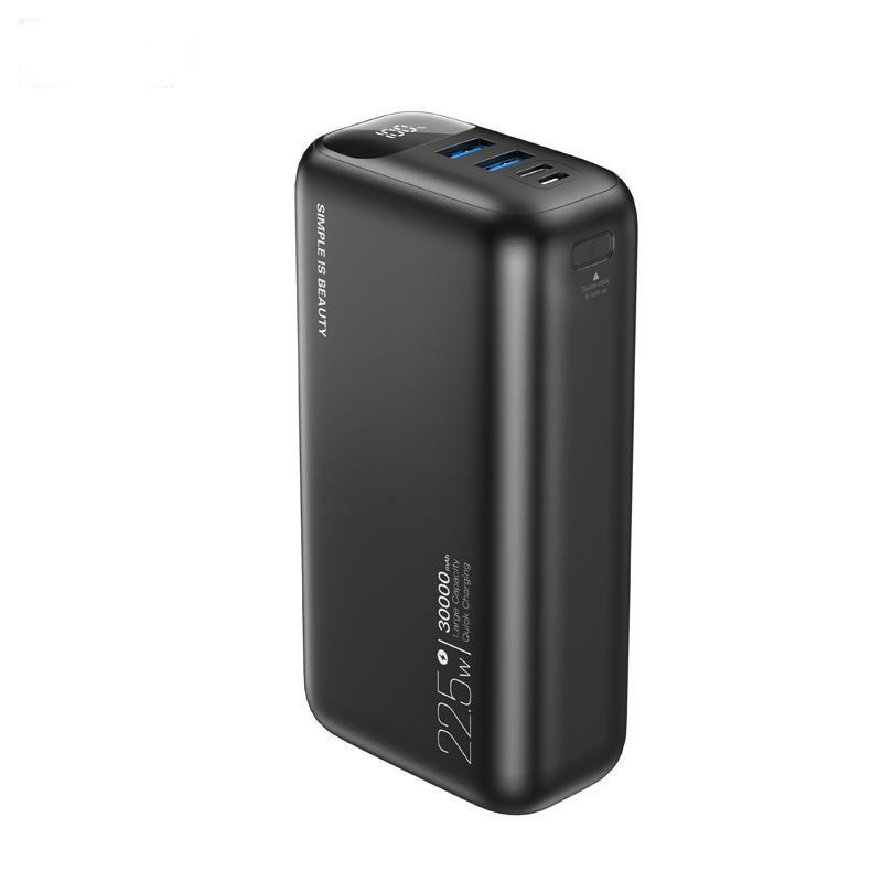 Павербанк XO PR200 30000 mAh (22.5W) Чорний