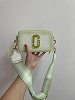 Женская стильная сумка Марк Джейкобс зеленая Marc Jacobs The Snapshot Summer Green