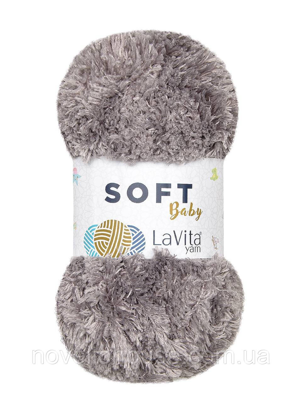 LaVita BABY SOFT (Бейбі Софт) № 6001 норка (Пряжа, нитки для в'язання)