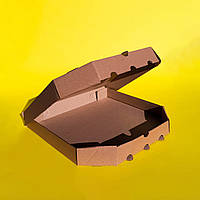 Коробка для піци розбірна бура гофрокартон Т22, 32*32*4 см (кратність замовлення - 50 шт)